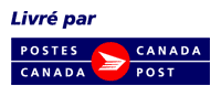Logo - Livré par Postes Canada / Canada Post