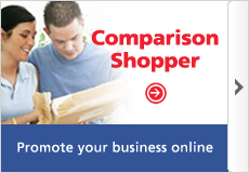 Comparison Shopper. Promote your business online. Get started.