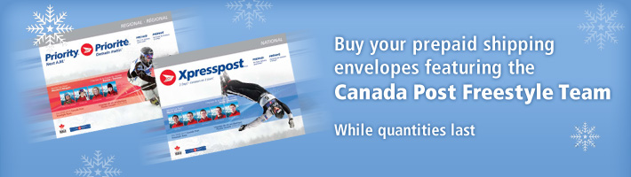 Purchase prepaid envelopes and support the Canada Post Mental Health Foundation.