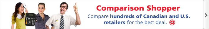 Compare hundreds of Canadian and U.S. retailers for the best deal. Find your deals today!
