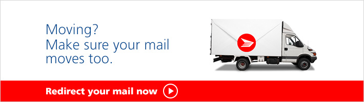 Moving? Make sure your mail moves too. Redirect your mail now.