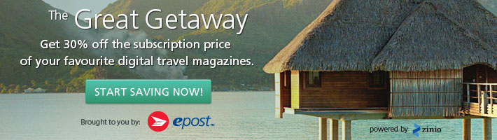 The Great Getaway. Get 30% off the subscription price of your favourite digital travel magazines. Start saving now.