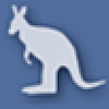 Kangaroo with long tail