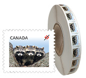 Coil of stamps for 2010 Olympics