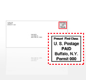 U.S. Direct Entry Letter-post sample