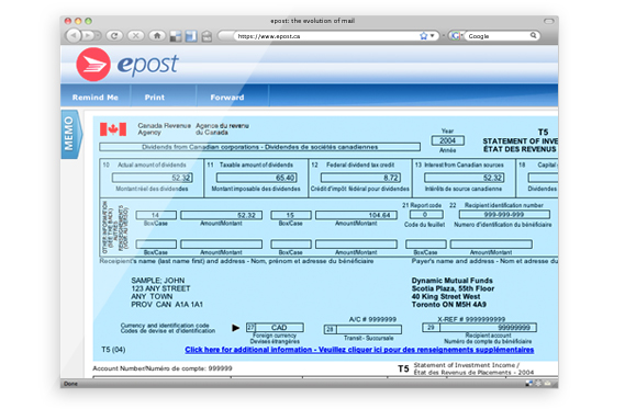 epost Mailbox