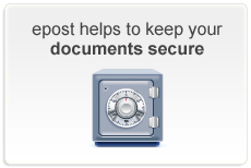 epost helps to keep your documents secure