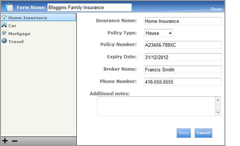 Insurance Form