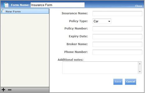 Insurance Blank Form