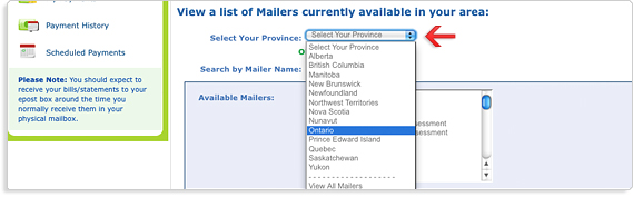 Search by province