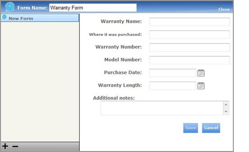 Warranties Blank Form