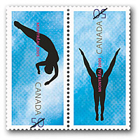 In the swim of things - Canada Post issues stamps for FINA