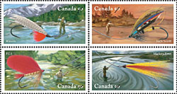 Canada Post Fly Fishing stamps are the catch of the day!