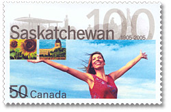 100 years of heart! Canada Post issues stamp to mark Saskatchewan's 100th Birthday