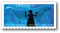 Whale mail... Canada Post recognizes 50th anniversary of the Vancouver Aquarium