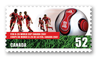 FIFA U-20 scores across Canada with new postage stamp