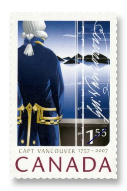 Canada Post Salutes Captain George Vancouver with a Stamp