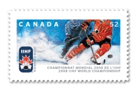 He shoots, he scores! Canada Post ices stamp for 2008 IIHF World Championship
