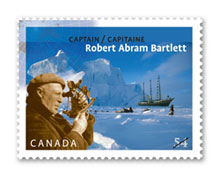 Great Canadian Arctic explorer “Captain Bartlett” honoured with stamp