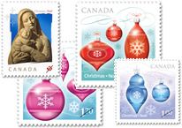 Canada Post issues four new holiday stamps to wrap up an exciting philatelic year