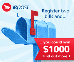 Register two bills and you could win $1000. Find out more.