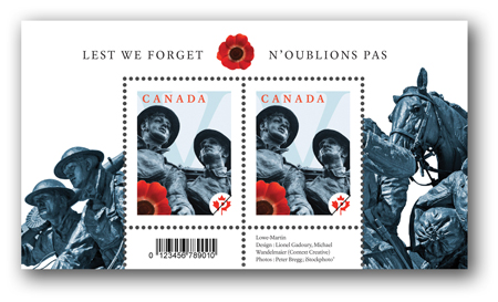 Souvenir sheet of 2 stamps