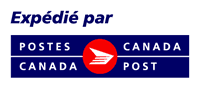 Logo - Expédié par Postes Canada / Canada Post