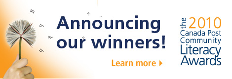 Canada Post Community Literacy Awards. Announcing our winners! Learn more. 