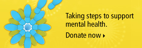 Taking steps to support mental health. Donate now