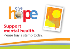 Give Hope. Support Mental Health. Please buy a stamp today.