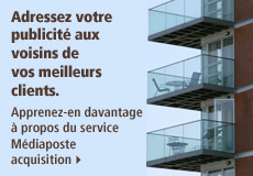 Apprenez-en davantage à propos du service Médiaposte acquisition.