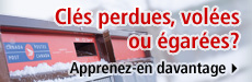 Clés perdues, volées ou égarées? Apprenez-en davantage