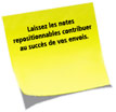 Notes repositionnables