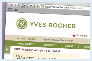 yves rocher website