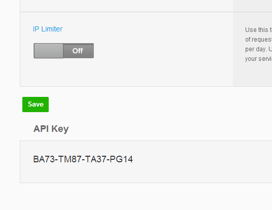 API Key