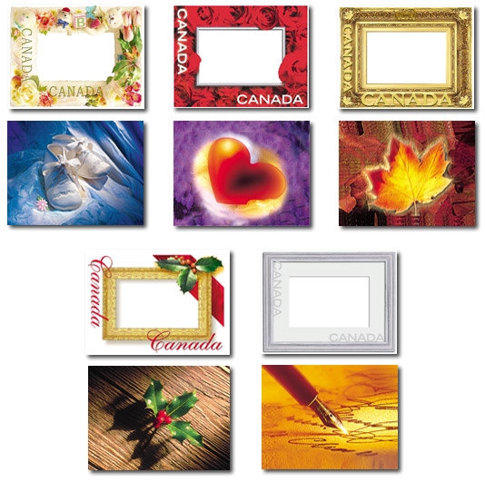 Carnet de 5 timbres, et 5 vignettes (5 motifs) (ouvert)