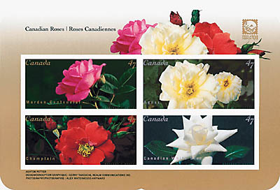 bloc-feuillet de 4 timbres