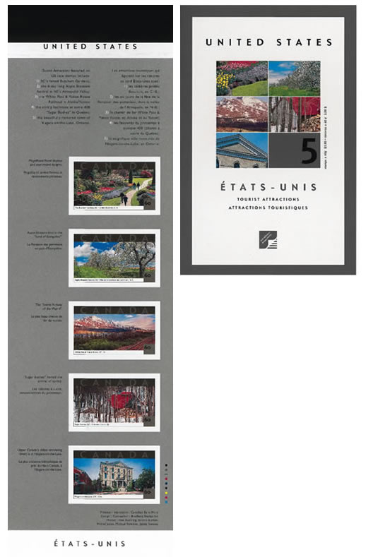 Carnet de 5 timbres