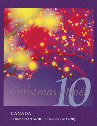 carnet de 10 timbres - ouvert