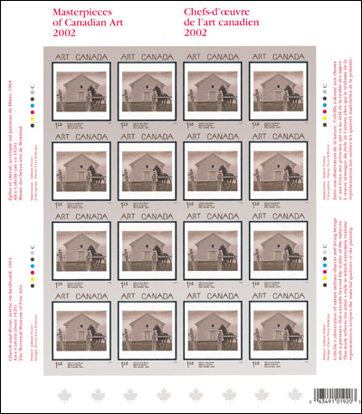 Feuillet de 16 timbres