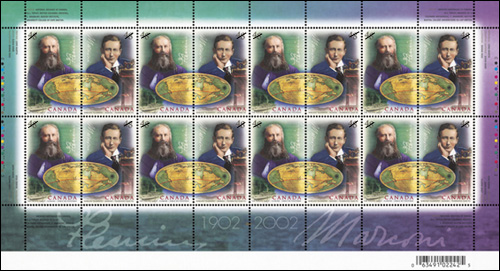 Feuillet de 16 timbres