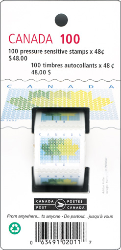 Rouleau de 100 timbres