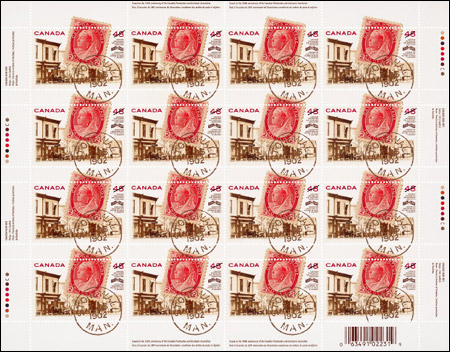 Feuillet de 16 timbres
