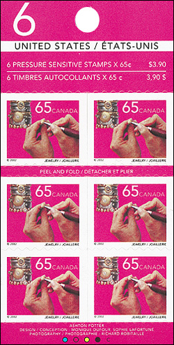 carnet de 6 timbres