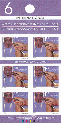 carnet de 6 timbres