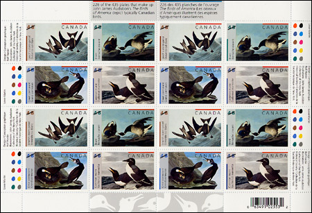 Feuillet de 16 timbres