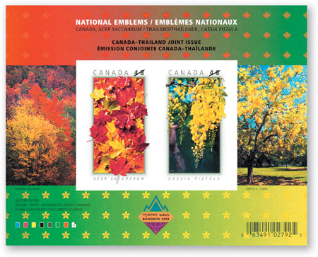 Souvenir sheet of 2 stamps (2 designs)