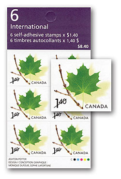 Carnet de 6 timbres
