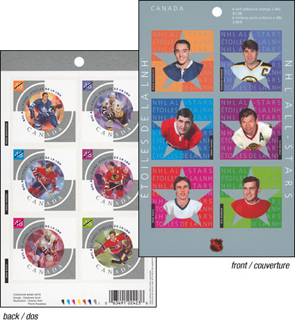 Carnet de 6 timbres
