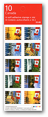 Booklet of 10 stamps (5 designs)